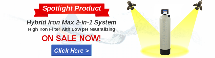 iron filter and low ph treatment